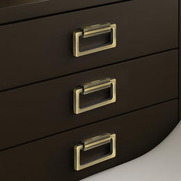 Plantex Rajwadi Drawer Kadi/3.5 Inch Drawer Handle/Pull-Push Kadi for Home/Office Cabinet - Pack of 3 (Brass Antique)