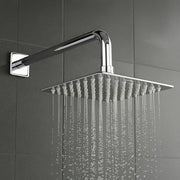 Plantex Stainless Steel Overhead Shower 6 x 6 inch with Water-Saving Technology/High pressure Rain Shower Head without Arm/Bathroom Shower -(Ultra Slim-Chrome)