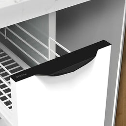 Plantex Profile Handle for Kitchen Cabinet/8 Inch Alluminium Drawer Profile Handle/Wardrobe Pull Handle for Home/Office/Hotel - Pack of 1 (Black)
