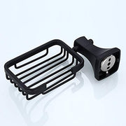 Plantex Space Aluminum Soap Holder for Bathroom Wall/Soap Stand/Soap Dish/Soap Dish Holder for Bathroom Accessories (Black)