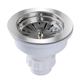 Plantex Coupling for Kitchen Sink/Stainless Steel Waste Coupling/Round Shape Coupling - Pack of 1 (Deluxe, Chrome Finish)