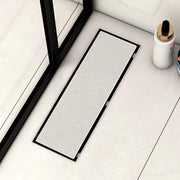 Plantex 304 Grade Stainless Steel Tile Insert Shower Drain Channel/12x4 Inches Waste Water Floor Drain/Invisible Shower Drain Channel with Cockroach Trap - (BH-4104, Chrome)