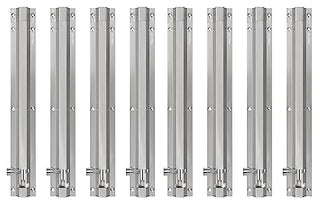 Plantex Stainless Steel 12-inch Tower Bolt/Tower Bolt for Home,Offices Doors and Windows/Tower Bolt for Main Door/Wardrobe Door Latch/Kundi/Chitakini/Door Latch for Windows (Chrome, Pack of 8)