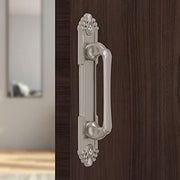 Plantex 8 Inch Heavy Duty Main Door Handle/Pull Push Handle for Main Door Home & Hotel/3 Years Warranty Pack of 1 (294, Satin Finish, Silver)