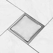 Plantex 304 Grade Stainless Steel Bathroom 6x6 Inches Square Floor Drain/Bathroom Jali for Drain/Bathroom Accessories (Matt Finish)