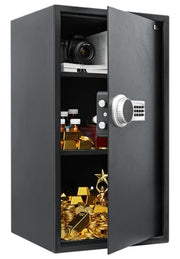 Plantex Digital Safe locker Box/108 litre Large Safe Locker for Home/Electronic Safety Locker with Master & User Dual Code Access with Emergency Key/Tijori Box/2 Years Warranty By Plantex (Grey)