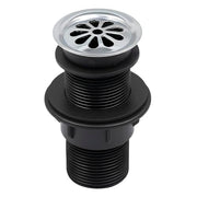 Plantex 4 Inch Waste Coupling for Washbasin/Nylon Thread Body with Brass Head Coupling/Coupling for Sink - Pack of 1 (BH-1116, Chrome)