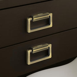 Plantex Rajwadi Drawer Kadi/3.5 Inch Drawer Handle/Pull-Push Kadi for Home/Office Cabinet - Pack of 2 (Brass Antique)