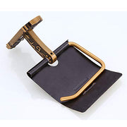 Plantex Antique Aluminum Toilet Paper Holder/Tissue Paper Roll Holder/Toilet Paper Holder Roll Holder for Bathroom Accessories (Brass-Antique)