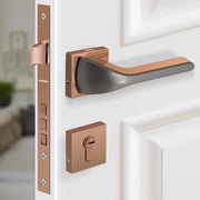 Plantex Heavy Duty Door Lock/Main Door Mortise Lock Handle/Handle Set for Home/Office - Door Accessories- (APS-PT-009- Rose Gold - Satin)