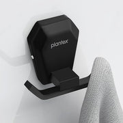 Plantex Robe Hook for Bathroom/304 Grade Stainless Steel Towel Hook/Cloth Hanger/Bathroom Accessories - Pack of 1 (PMB-2405, Z-Black)