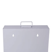 Plantex Metal Emergency First Aid Box for Home/School/Office with Key Lock/Medical Box/medicine box/First Aid Kit Box/Multi Compartment Medicine Organizer Box (Lockable) - (Red & Ivory)