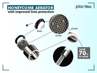 Plantex Pure Brass Basin Mixer Hot & Cold Water Tap/Basin Tap with Teflon Tape/360° Swivel Spout Tap for Wash Basin-7 Year Warranty (LEA-709-Chrome)