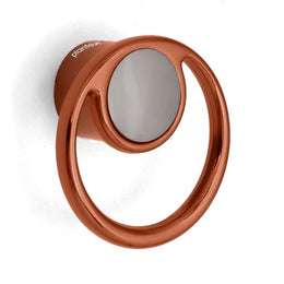 Plantex Drawer Knobs/Ring Drawer Kadi/Pull-Push Knobs for Kitchen/Bedroom Drawer - Pack of 1 (Rose Gold & Satin Black)