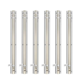 Plantex Heavy Duty 12-inch Joint-Less Tower Bolt for Wooden and PVC Doors for Home Main Door/Bathroom/Windows/Wardrobe - Pack of 6 (703, Silver and Chrome)