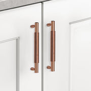 Plantex Cabinet Handle/Kitchen Cabinet Door Handle/Wardrobe/160 mm Cupboard Handle/Door Pull-Push Handle for Home/Office - Pack of 2 (Rose Gold)