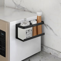 Plantex Magnetic Refrigerator Shelf/Magnetic Shelf for Fridge/Kitchen Organiser Storage Magnetic Spice Rack for Fridge (White)