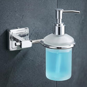 Plantex 304 Grade Stainless Steel Liquid Soap Dispenser/Shampoo Dispencer/Handwash Bottle Stand - Decan (Chrome)