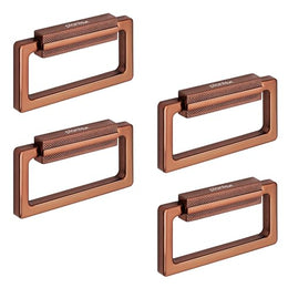 Plantex Rajwadi Drawer Kadi/Drawer Handle/Kadi for Drawers/Pull-Push Kadi for Home/Office Cabinet - Pack of 4 (Rose Gold)