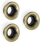 Plantex Knobs for Drawers/Drawer Knobs/Round Knob for Cabinets/Pull-Push Knob for Kitchen/Bedroom Drawers - Pack of 3 (Brass Antique)