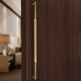 Plantex Door Handle/Heavy Duty 1200 mm Main Door Handle/Door & Home Decor/Pull-Push Handle - Pack of 1 (Brass Antique & Gold) - 3 Years Warranty