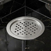 Plantex 304 Grade Stainless Steel Bathroom Drain Cover/Floor Drain Jali for Bathroom/Drainage Cover (5x5 inches) - (TRINEX, Chrome)