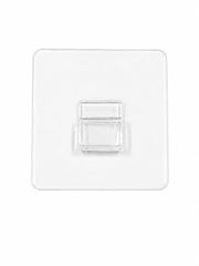 Plantex Self-Adhesive Single Sticker for Bathroom/Hanger for Bedroom/Livingroom/Magic Sticker for Wall/Strong Magic Adhesive Sticker for Kitchen Corner Shelf -Pack of 1 (7x7cm)