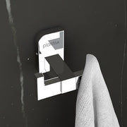 Plantex Robe Hook for Bathroom/304 Grade Stainless Steel Towel Hook/Cloth Hanger/Bathroom Accessories - Pack of 1 (1905, Chrome)