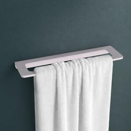 Plantex 20 Inch Acrylic Towel Hanger for Bathroom/Towel Rod for Kitchen/Napkin Holder/Stand/Towel Bar for Bathroom - Pack of 1 (VIG-126, Grey)