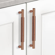 Plantex Cabinet Handle/Kitchen Cabinet Door Handle/Wardrobe/224 mm Cupboard Handle/Door Pull-Push Handle for Home/Office - Pack of 2 (Rose Gold)