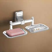 Plantex Stainless Steel 304 Grade Darcy Soap Holder for Bathroom/Soap Dish/Bathroom Soap Stand/Bathroom Accessories(Chrome) - Pack of 1