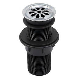 Plantex 6 Inch Waste Coupling for Washbasin/Nylon Thread Body with Brass Head Coupling/Coupling for Sink - Pack of 1 (BH-1116, Chrome)