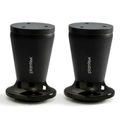 Plantex 3 Inch Sofa Leg for Bed Furniture/Aluminium Sofa Leg for Table/Support Legs/Furniture Leg - Pair of 1 (2 Piece) (DTS-87, Black)