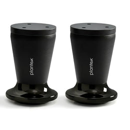 Plantex 3 Inch Sofa Leg for Bed Furniture/Aluminium Sofa Leg for Table/Support Legs/Furniture Leg - Pair of 1 (2 Piece) (DTS-87, Black)