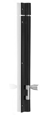 Plantex Stainless Steel Tower Bolt/Tower Bolt for Home,Offices Doors and Windows/8 Inch Tower Bolt for Main Door/Door Latch/Kundi/Chitakini/Door Latch for Windows - Pack of 1 (Black)