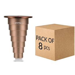 Plantex 4 Inch Sofa Legs for Bed Furniture/Sofa Legs for Table/Sofa Support Legs with Rubber Grip (Rose Gold, 8 Pcs)