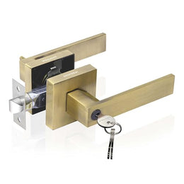 Plantex Door Lock/Heavy Duty Main Door Lock with 3 Key/Mortise Locks for Home/Office/Hotel - (9807-Brass Antique)