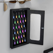 Plantex GI Steel Key Storage Box/Key Cabinet with 30 Key-Holders with Lock for Home/Key Holder for Office/Hotel/Companies - Wall Mount (Black)