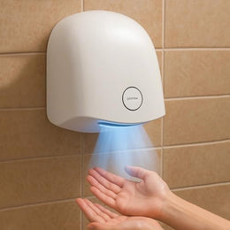 Plantex Hand Dryer Automatic /1200W Small Hand Dryer Machine/Hand Wash Air Dryer for Bathroom/Office/Hotel/Commercial Use (White)
