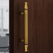 Plantex 14 Inch Door Handle/Heavy Duty Main Door Handle/Pull-Push Door Handle for Home/Office/Hotel - Pack of 1 (Brass Antique) - 3 Years Warranty