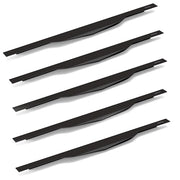Plantex Profile Handle for Kitchen Cabinet/18 Inch Alluminium Drawer Profile Handle/Wardrobe Pull Handle for Home/Office/Hotel - Pack of 5 (Black)