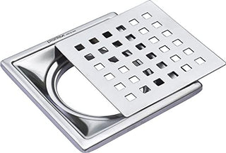 Plantex 304 Grade Stainless Steel Jali/Shower Drain/Floor Trap for Bathroom and Kitchen - (6x6 inches)