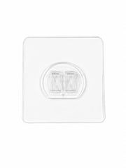 Plantex Self-Adhesive Single Sticker for Bathroom/Hanger for Bedroom/Livingroom/Magic Sticker for Wall/Strong Magic Adhesive Sticker for Kitchen Corner Shelf -Pack of 1 (6x6cm)