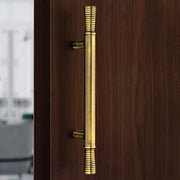 Plantex Heavy Duty Main Door Handle/14 Inch Door Handle for Main Door/Pull-Push Handle for Glass/Wooden Door- Pack of 1 (Brass Antique) - 3 years Warranty