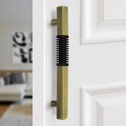 Plantex Door Handle/Stainless Steel Handle for Main Door/12 Inch Pull-Push Handle for Home/Office/Hotel - Pack of 1 (Brass Antique and Black) - 3 Years Warranty