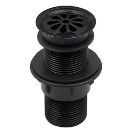 Plantex 4 Inch Waste Coupling for Washbasin/Nylon Thread Body with Brass Head Coupling/Coupling for Sink - Pack of 1 (BH-1116, Black)