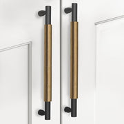 Plantex Cabinet Handle/Kitchen Cabinet Door Handle/Wardrobe/288 mm Cupboard Handle/Door Pull-Push Handle for Home/Office - Pack of 2 (Brass Antique)