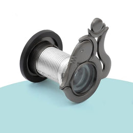 Plantex Solid Brass Door Eye Viewer/Door Lens/Peephole for Main Door/180 Degree Ultra Clear Door Viewer for Safe and Secure Home/Office/Hotel - Pack of 1 (Satin Black)