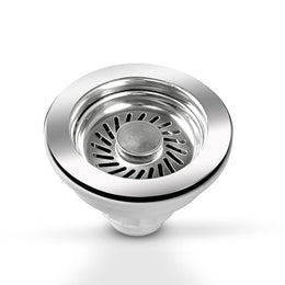 Plantex Coupling for Kitchen Sink/304 Grade Stainless Steel Waste Coupling/Round Shape Coupling - Pack of 1 (Chrome Finish)