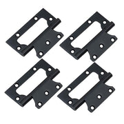 Plantex Stainless Steel Butterfly Hinges for Door/Non-Mortise Hinges/4 Inch x 14 Gauge Door Hinge/2.5 mm Hinge for Home/Office/Hotel - Pack of 4 (Chrome)
